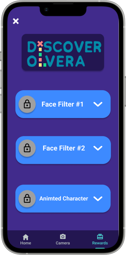 Social media sharing rewards interface