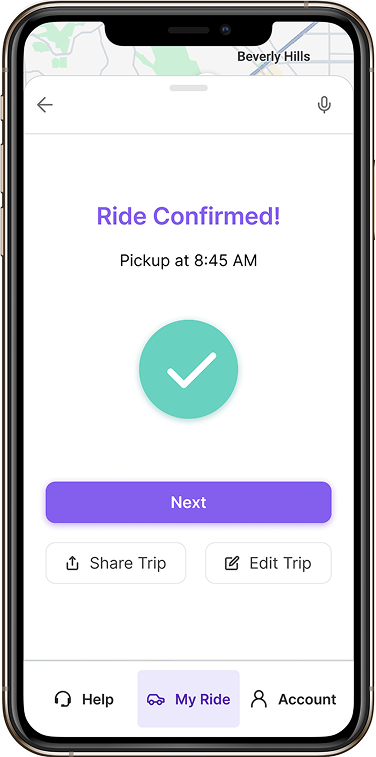Itinerary sharing feature
