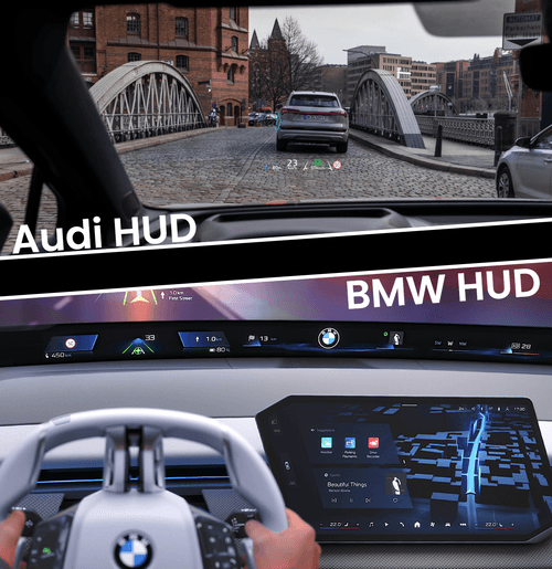 Competitive analysis of BMW and Audi AR HUD systems
